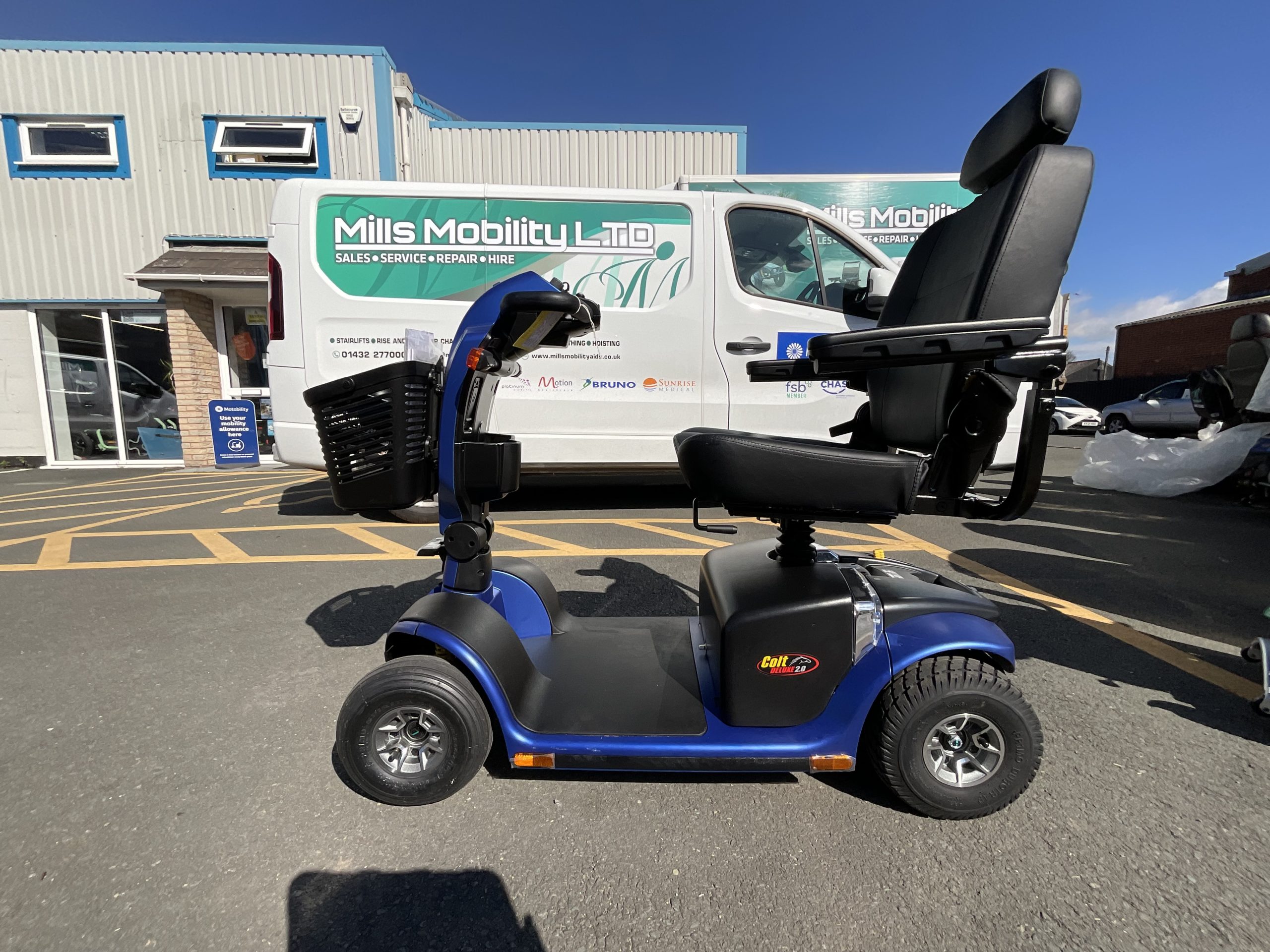 Pre-Owned Pride Colt Deluxe 2.0 6mph Mobility Scooter (S26033) - Image 2